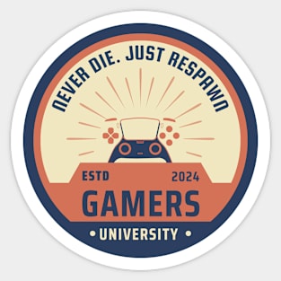 Gamers University Sticker